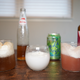 Sidral Mundet, Lime LaCroix, and Cherry Kombucha floats